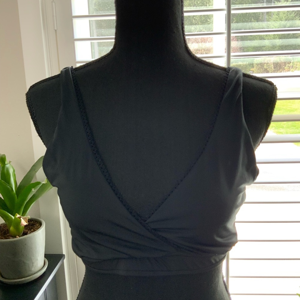 Rosie Pope Black Maternity Sleep Bra Size L.